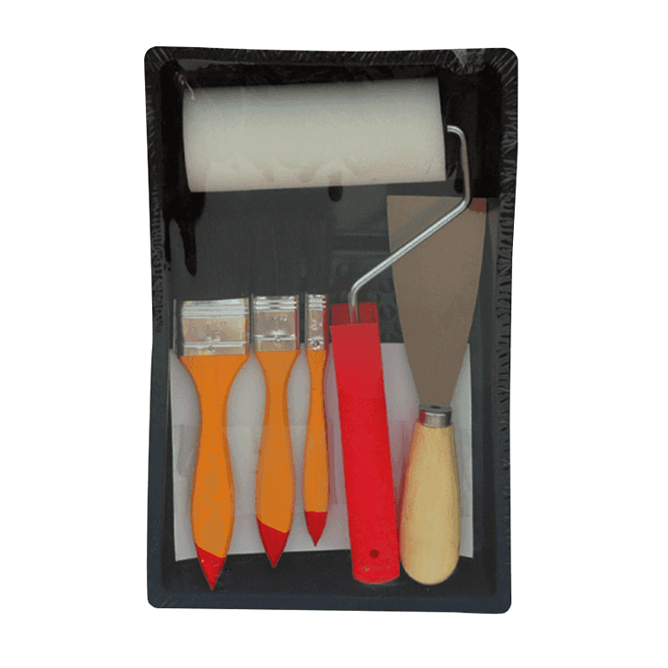 Sparsames Dekorationswerkzeug-Set DIY Paint Tools Kit Nylon Paint Roller Brush